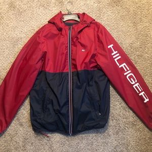 Men’s Tommy Hilfiger Red Windbreaker
